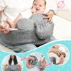 画板 3 Multifunctional Slow-Rebound Space Memory Foam Pillow for Pregnant Women, Breastfeeding, Baby Feeding, and Baby's First Sitting Support; Helps Prevent Spitting Up and Spilled Milk