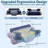 画板 4 The new Butterfly Wing Deep Sleep Memory Foam Pillow is designed to provide neck support and features slow-recovery memory foam that retains its shape.