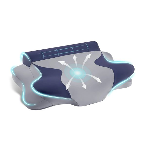 画板 5 The new Butterfly Wing Deep Sleep Memory Foam Pillow is designed to provide neck support and features slow-recovery memory foam that retains its shape.