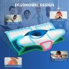 画板 5 Zero-Pressure Memory Foam Pillow, Slow-Rebound Butterfly Pillow, High-Profile Pillow Core, Does Not Collapse or Lose Shape, Neck Support, Class A Neck Support