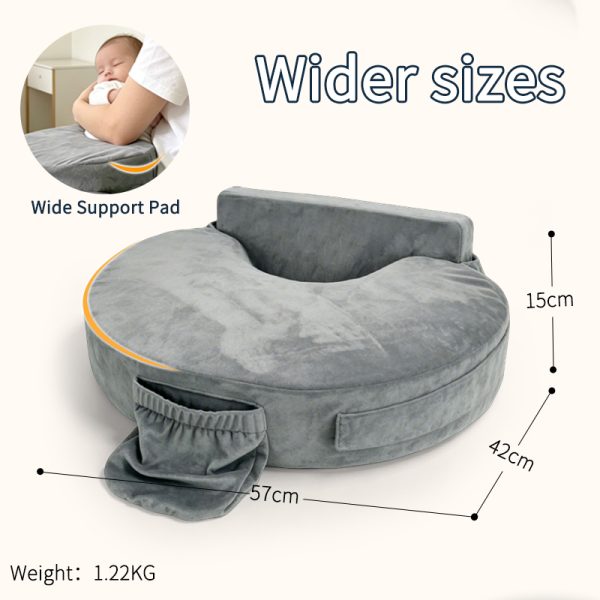 Nursing Pillow, Side-Feeding Pillow, Multi-Purpose Pillow, Lumbar Support Pillow, Slanted Pillow, Baby Sit-Up Pillow