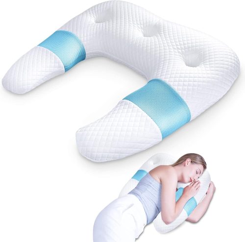 Memory Foam Slow-Rebound Pillow: Non-Sagging Core, Beauty Pillow, Cervical Spine Support, Side-Sleeping Pillow, Zoned Pillow, Sleep Aid