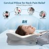 02 Slow-Rebound Memory Foam Butterfly Pillow: Neck Support, Breathable, and Comfortable for the Cervical Spine—Adult Home Use, Adjustable Height for Sleeping