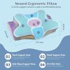 04 Zero-Pressure Memory Foam Pillow: Deep Sleep Neck Support Pillow, Designed for Side Sleepers, Pressure-Relieving and Sleep-Promoting Butterfly-Shaped Pillow