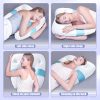 06 Memory Foam Slow-Rebound Pillow: Non-Sagging Core, Beauty Pillow, Cervical Spine Support, Side-Sleeping Pillow, Zoned Pillow, Sleep Aid