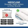 08 Cross-border Slow-Rebound Memory Foam Side-Sleeping Pillow, Contoured Pillow, Stretch Pillow for Home Use, Adult Pressure-Relief Neck Support Pillow