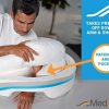 10 Cross-border Slow-Rebound Memory Foam Side-Sleeping Pillow, Contoured Pillow, Stretch Pillow for Home Use, Adult Pressure-Relief Neck Support Pillow