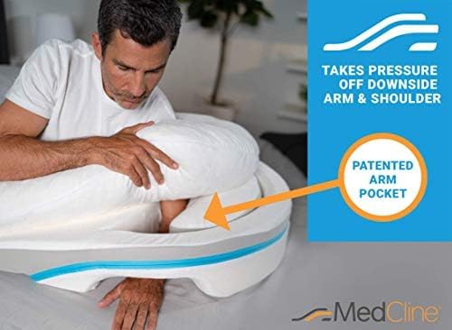 10 Cross-border Slow-Rebound Memory Foam Side-Sleeping Pillow, Contoured Pillow, Stretch Pillow for Home Use, Adult Pressure-Relief Neck Support Pillow