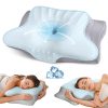 Cervical Pillow Factory: Wholesale Memory Foam Cross-Border Special Offer—Cooling Ice-Silk Wavy Pillow for Neck Support and Better Sleep (Removable Cover, Drop Shipping Available)