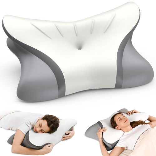 Direct-from-Factory Cervical Support Pillows: OEM Customization, Cooling Ice-Silk Pillowcases, Wavy Design Suitable for Multiple Sleeping Positions, Wholesale Supply