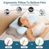 Cervical Pillow Factory: Wholesale Memory Foam Cross-Border Special Offer—Cooling Ice-Silk Wavy Pillow for Neck Support and Better Sleep (Removable Cover, Drop Shipping Available)
