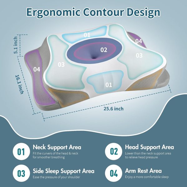 Factory Wholesale: High-Density Memory Foam Pillows, Slow-Rebound Neck Support Pillows, Ice-Silk Cooling & Breathable Pillow Inserts for Cross-Border Custom Orders