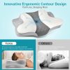 Direct-from-factory wholesale of butterfly-shaped neck pillows: memory foam, slow-rebound, zero-pressure, sleep-enhancing, cooling ice-silk, suitable for multiple sleeping positions