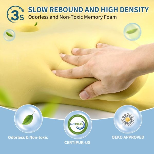 Factory Wholesale: High-Density Memory Foam Pillows, Slow-Rebound Neck Support Pillows, Ice-Silk Cooling & Breathable Pillow Inserts for Cross-Border Custom Orders