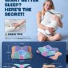 66 Butterfly-shaped memory foam cervical pillow with a breathable, skin-friendly core and pillowcase that conforms to the natural curve of the neck