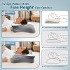 Direct-from-Factory Cervical Support Pillows: OEM Customization, Cooling Ice-Silk Pillowcases, Wavy Design Suitable for Multiple Sleeping Positions, Wholesale Supply
