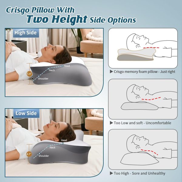 Direct-from-Factory Cervical Support Pillows: OEM Customization, Cooling Ice-Silk Pillowcases, Wavy Design Suitable for Multiple Sleeping Positions, Wholesale Supply
