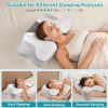 Direct-from-factory wholesale of butterfly-shaped neck pillows: memory foam, slow-rebound, zero-pressure, sleep-enhancing, cooling ice-silk, suitable for multiple sleeping positions