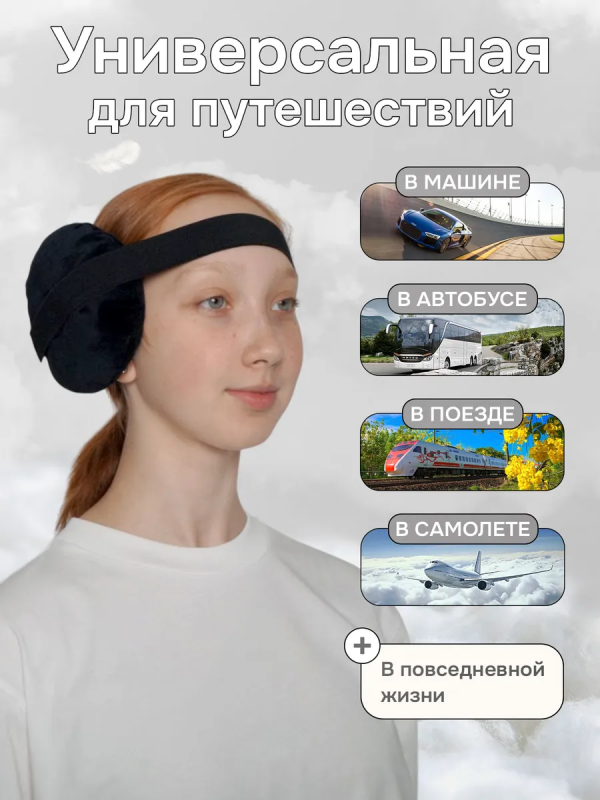 ·2 Memory Foam Travel Pillow That Doesn't Flatten: Long-Haul Flight Pillow, Sleeping Pillow, Backrest, Portable Pillow, Multifunctional Elbow Rest