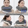 ·2 Memory Foam Slow-Rebound Neck Pillow: U-Shaped Pillow for Sleeping on Planes, Neck Support Pillow, Portable Travel Pillow (Wholesale)