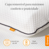·5 Memory Foam Cervical Pillow for Adults, Adjustable Orthopedic Pillow Insert, Breathable Sleep Pillowcase