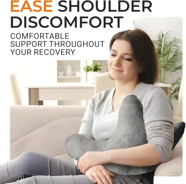 ·5 Shoulder Recovery Pillow for Rotator Cuff Injuries and Post-Surgery Recovery: Soft, Comfortable Shoulder Support Pillow for Side Sleepers
