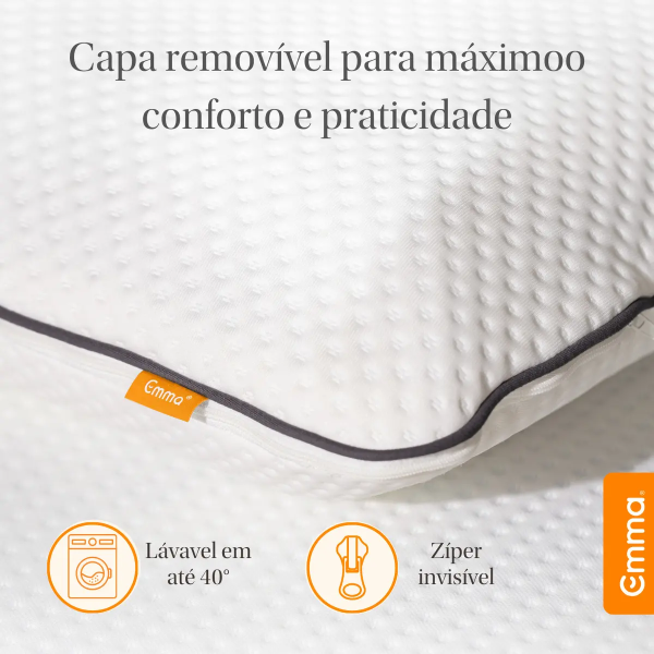 ·5 Memory Foam Cervical Pillow for Adults, Adjustable Orthopedic Pillow Insert, Breathable Sleep Pillowcase