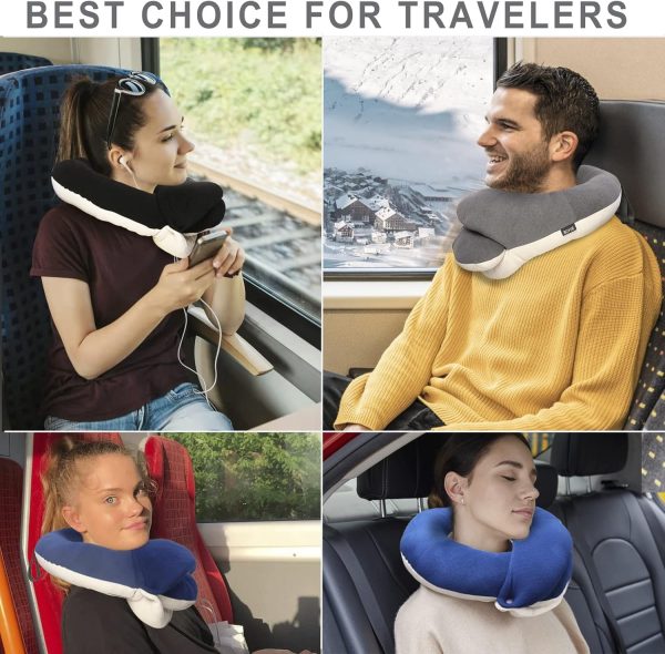 ·6 Memory Foam Slow-Rebound Neck Pillow: U-Shaped Pillow for Sleeping on Planes, Neck Support Pillow, Portable Travel Pillow (Wholesale)