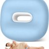 Memory Foam Hollow Leg Knee Pillow for Side Sleepers, Ergonomic Separation Leg Cushion Relieve Hip Pelvic Pain for Pregnancy