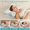 71WeXMuHD3L._AC_SL1500_ Sidney Sleep Adjustable Neck Support Pillow, Curved Contour Cervical Pillow with Extra Shredded Fill, Ergonomic Bed Pillow for Side
