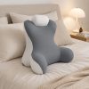 Dracey Bed Reading Pillow for Sitting in Bed, Support Pillow for Upright Bed Sitting, Padded Back Rest Lumbar Pillows with Armrests, for TV Viewing, Gaming, Office Work & Daily Rest, Ergonomic Waist & Lumbar Support Cushion
