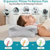 71oDTgwQZoL._AC_SL1500_ Sidney Sleep Adjustable Neck Support Pillow, Curved Contour Cervical Pillow with Extra Shredded Fill, Ergonomic Bed Pillow for Side