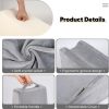 71t6Ct9RJ4L._AC_SL1500_ TBXONMOW Arm Elevation Wedge Pillow with Removable Washable Cover, High Density Foam Arm Support Pillow for Adult Post Surgery Rest, Elevation Cushion for Broken Arm, Wrist & Elbow Recovery