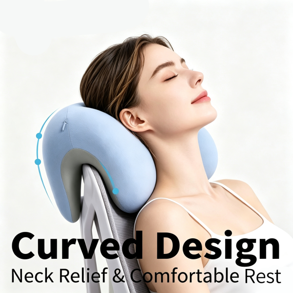 Office Chair Headrest for Napping, Computer Chair with Raised Headrest, Backrest, and Neck Pillow—The Perfect Solution for Napping at Your Desk While Sitting or Lying Back
