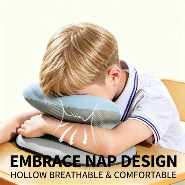 Children's Nap Pillow—Designed for Elementary and Middle School Students—Prone-Sleeping Pillow—The Perfect Tool for Napping at Your Classroom Desk—Prone Pillow—Cushion