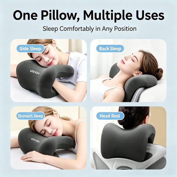 画板 3 Nap Pillow, Office Chair Headrest, Office Cushion, Workstation Pillow, Perfect for Napping and Resting, Neck Support, Pillow for Sleeping on Your Back, Chair Accessory