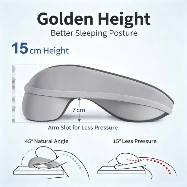 画板 3 Pillow for Sleeping on Your Stomach, Nap Pillow, Summer Office Nap Pillow, Workstation Sleeping Essential
