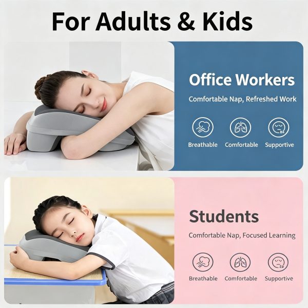 画板 5 Pillow for Sleeping on Your Stomach, Nap Pillow, Summer Office Nap Pillow, Workstation Sleeping Essential