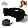 1 Travel Airplane Neck Pillow, Hanging Head Support Pillow for Sleeping on Plane Train Car, Portable Anti‑Drop Travel Headrest for Adults Kids