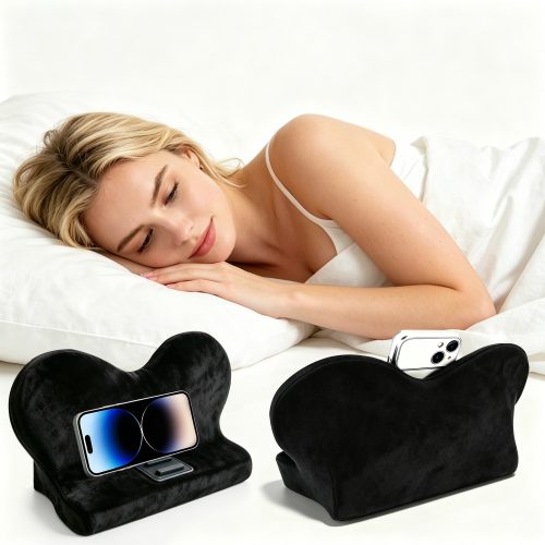1 Wholesale Dual‑Angle Ergonomic Lazy Phone Stand Cushion, Multi‑Angle Bed Sofa Phone Holder Pillow