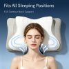 Memory Foam Cervical Pillow, Ergonomic Neck Support Pillow for Side Back Stomach Sleepers, Adjustable Contour Orthopedic Pillow for Neck Pain Relief