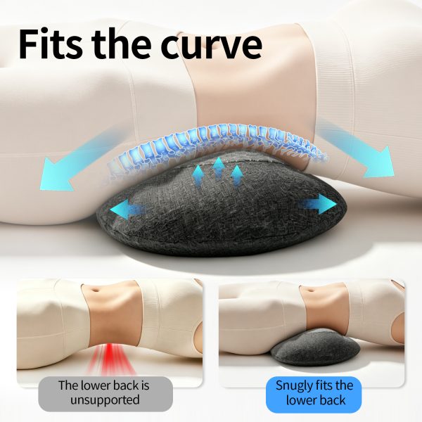 Wholesale Heated Lumbar Support Pillow, Electric Heating Waist Cushion Relieve Lower Back Muscle Soreness for Home & Office