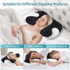 Wholesale Ergonomic Butterfly Memory Foam Pillow, Breathable Cervical Neck Support Pillow for Side & Back Sleepers