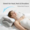 Butterfly Shaped Memory Foam Cervical Pillow, Ergonomic Contour Neck Support Pillow for Side Back Stomach Sleepers, Orthopedic Pillow for Neck Pain Relief