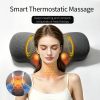 Memory Foam Neck Massage Pillow | Heating & Vibration Cervical Support Pillow