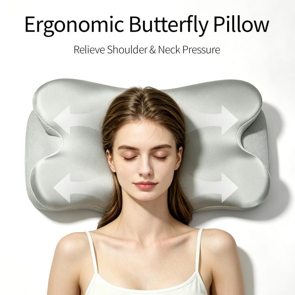 Ergonomic Beauty Pillow – No Facial Pressure for Side Sleepers