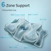 Zero Facial Pressure Beauty Memory Foam Pillow, Ergonomic Side Sleeper Cervical Pillow, Cool Silky Pillowcase, Reduce Sleep Face Marks & Wrinkle Prevention