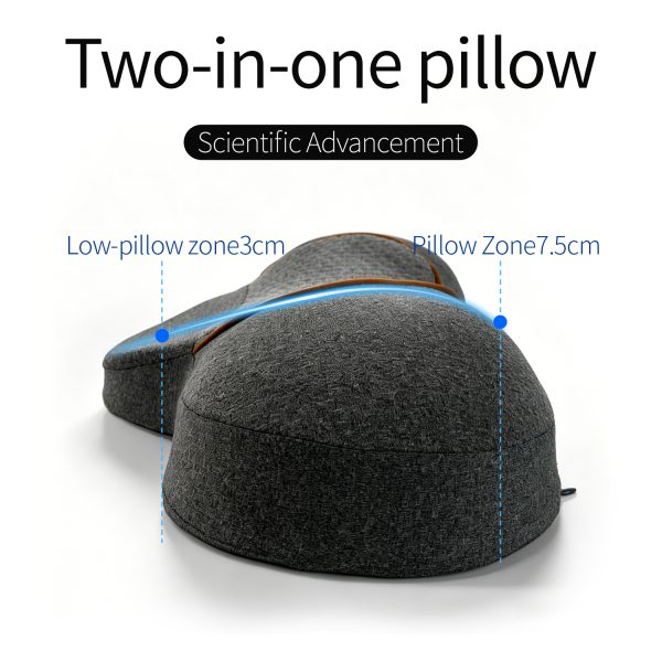 Memory Foam Neck Massage Pillow | Heating & Vibration Cervical Support Pillow