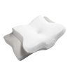Memory Foam Cervical Pillow, Ergonomic Neck Support Pillow for Side Back Stomach Sleepers, Adjustable Contour Orthopedic Pillow for Neck Pain Relief