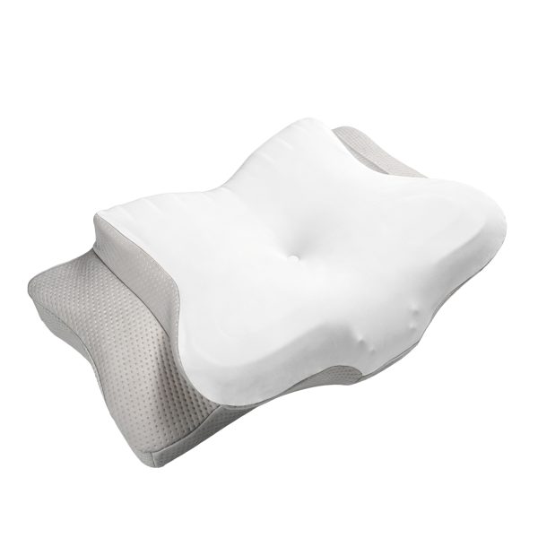 Memory Foam Cervical Pillow, Ergonomic Neck Support Pillow for Side Back Stomach Sleepers, Adjustable Contour Orthopedic Pillow for Neck Pain Relief